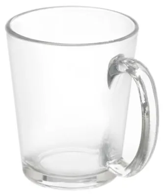 Produktbild von Vivalto Teeglas - 6x Stuck - Glas - 250 ml - mit Ohr - Glaser - Tee/Kaffee