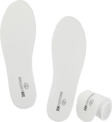 Imagen del producto de Plantillas delgadas y transpirables, con amortiguación, talla 38, para zapatillas deportivas