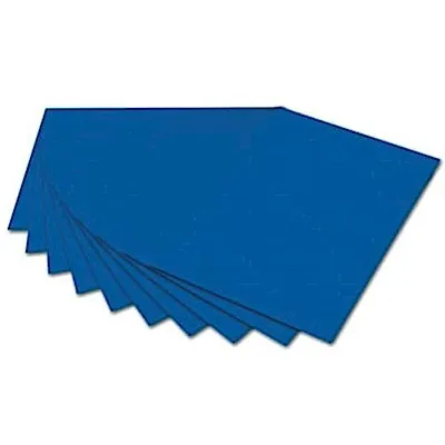 Produktbild von Folia Tonzeichenpapier 50x70cm 130g königsblau 1 Bogen