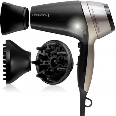 Produktbild von Remington D5715 2300 W Ionic Haartrockner mit Diffusor, Konzentraor, Kaltluft