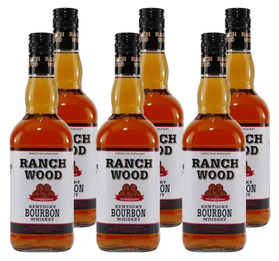Produktbild von Ranch Wood Kentucky Bourbon Whiskey (6 x 0,7)