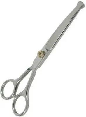 Productafbeelding van Schaar voor het knippen van vacht, met gekartelde en gebogen uiteinden, merk Zolux