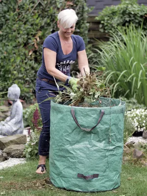 Produktbild von TerCasa Gartensack 272 Liter Polypropylen grün 2er Set