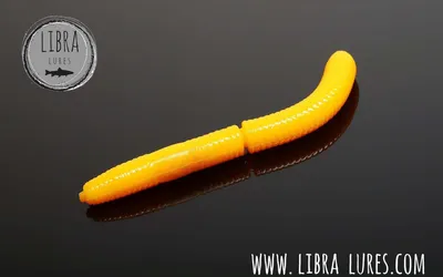 Produktbild von LIBRA LURES FATTY D´WORM: Krill / 008 Dark Yellow