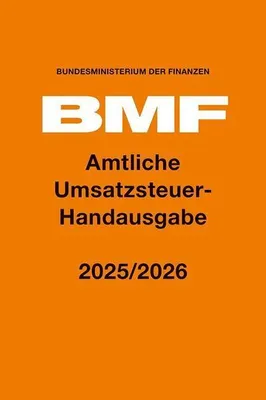 Produktbild von Amtliche Umsatzsteuer-Handausgabe 2025/2026