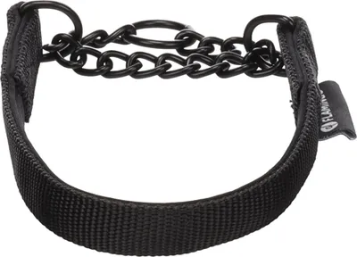 Produktbild von Flamingo Hund Zugg-Stopp-Halsband, schwarz, XXS