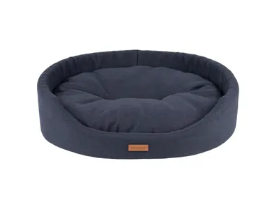 Produktbild von Hundeliegeplatz/Katzenliegeplatz Oval MONTANA, Schwarz S Amiplay