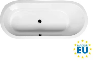 Obrázek produktu pro ASTRA Oválná vana s nožičkami 165x75x48cm, bílá