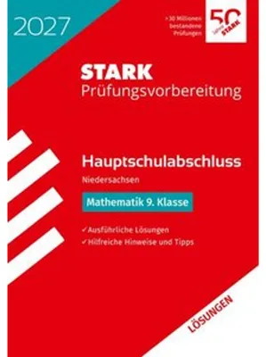 Produktbild von STARK Lösungen zu Mathematik 9. Klasse - Hauptschulabschluss 2027 Niedersachsen - Prüfungsvorbereitung