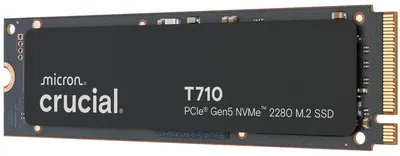 Produktbild von Crucial T710 2TB PCIe Gen5 NVMe M.2 2280 SSD