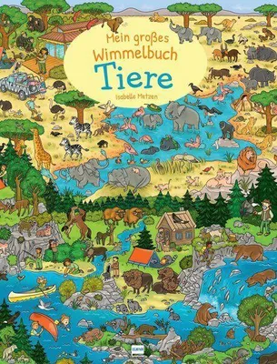 Produktbild von Mein großes Wimmelbuch Tiere
