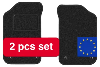 Image de Tapis de sol pour voiture, sur mesure, protection durable, noir