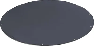 Obrázek produktu pro (600 g/m²) Kulatá plachta na nákladní auto/PVC plachta s 20mm oky (antracitová RAL7016, 200 cm) Krycí plachta na bazén Krycí plachta na bazén Podložka pod bazén Ochranná plachta na bazén