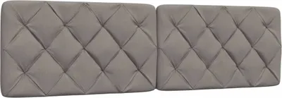 Imagen del producto de Almohada para cabecero de cama, color taupe, 180 cm, tejido