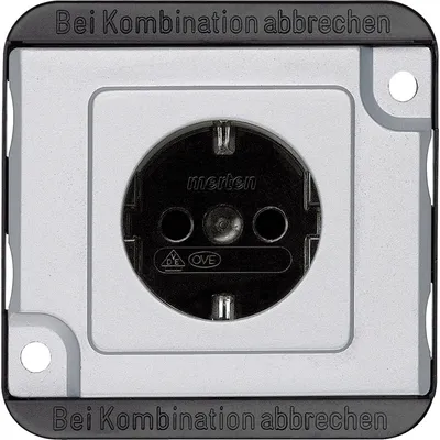 Produktbild von MERTEN MEG2300-7060 - CEE 7/3 - CEE 7/4 - Silber - 250 V - 16 A