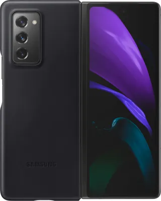 Image de SAMSUNG EF-VF916LB - Coque en cuir G Z FOLD2 Noir