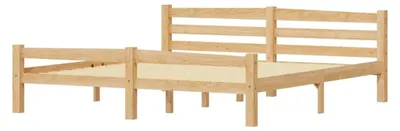 Produktbild von Massives Kiefernholz Bettgestell 180x200cm