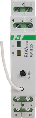 Zdjęcie produktu dla Podwójny przekaźnik bistabilny R2D ze sterowaniem radiowym 868 MHz FW-R2D F&F