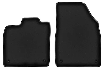 Immagine prodotto di Tappetini anteriori in moquette per Volkswagen ID.3 2019- (hatchback) – 2 pezzi, neri, su misura – Wielganizator DURBAN
