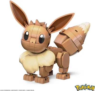 Image de Mattel - Akcesorium Pokemon Eevee MEGA Construx - Produkt Premium dla Fanów