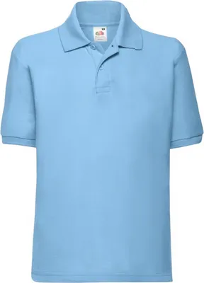 Produktbild von Fruit of the Loom - "65/35" Poloshirt für Kinder FK2570 (128) (Himmelblau)