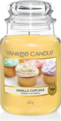Produktbild von Yankee Candle Vanilla Cupcake - Große Duftkerze im Glas - 623g