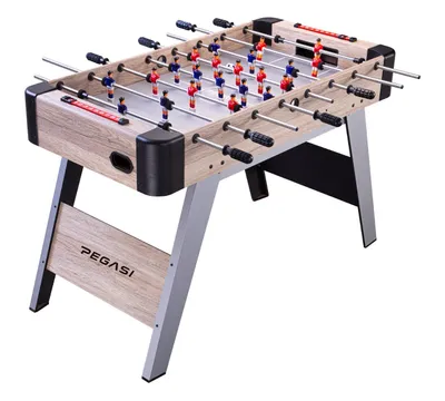 Produktbild von Pegasi Fußballtisch Sport - Kickertisch bis 14 Jahre - Fussballtisch - Indoor Tischkicker- Fußball Tischspiel - Fussballtisch - Foosball Table - Grau