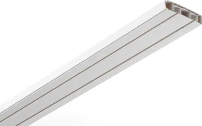 Produktbild von Gardinia Vorhangschienen Set 2-Lauf 240 cm weiß 240 cm