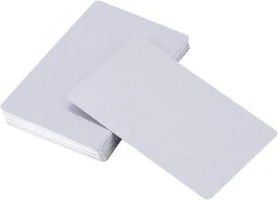 Image de 50 pièces d'épaisseur 0,22 mm sublimation métal carte de visite vierge jet d'encre carte imprimable imperméable carte d'identité aluminium carte de visite sans puce pour imprimante - SPLINTER