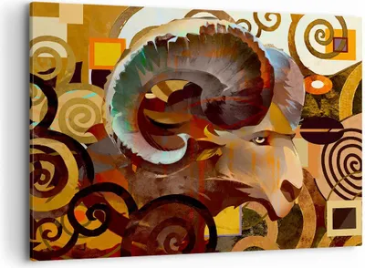 Produktbild von Bild auf Leinwand - Leinwandbild - Tier Abstraktion - 120x80cm - Wand Bild - Wanddeko - Wandbilder - Leinwanddruck - Bilder - Kunstdruck - Wanddekoration - Leinwand bilder - Wandkunst - AA120x80-4037
