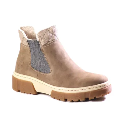 Produktbild von Damen-Stiefeletten Rieker X8674-64 beige 40