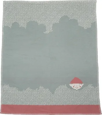 Produktbild von David Fussenegger Babydecke Lena mit Stick 'Elf' 75 x 100 cm Hellgrün