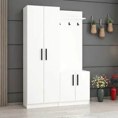 Immagine prodotto di Armadio con appendiabiti Dante 120x37x180h colore bianco