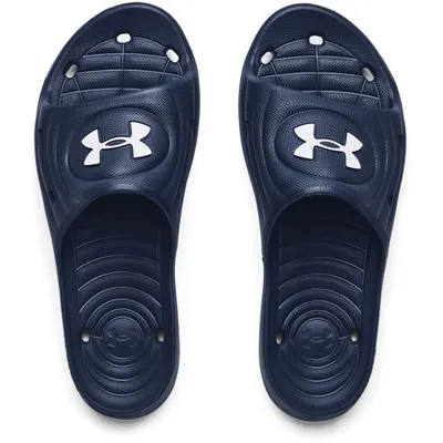 Productafbeelding van Under Armour heren sandalen - modelnummer: 3023758, kleur: donkerblauw, heren schoenen: maat 44
