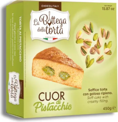 Produktbild von Torta Cuor di Pistacchio mit frischen leckeren Pistazien 450g