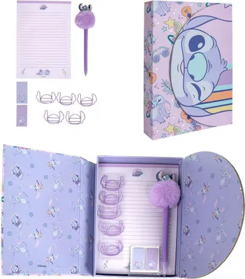 Image de Papeteria Lilo i Stitch - Zestaw 4-elementowy z długopisem i notatnikiem