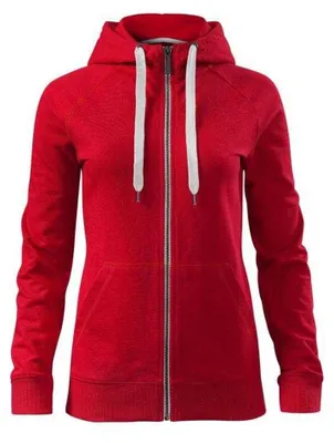 Produktbild von Malfini - "Voyage" Hoodie mit durchgehendem Reißverschluss für Damen PP9515 (M) (Rot)