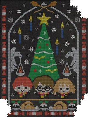Produktbild von Harry Potter - "Holidays At Hogwarts" Puzzle CD1582 (Einheitsgröße) (Bunt)