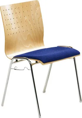 Produktbild von Mayer Stapelstuhl myARCADO 2118 01 26 396 blau Stoff
