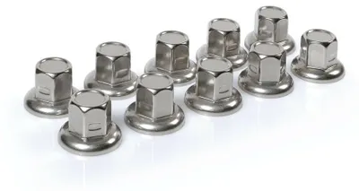 Immagine prodotto di Set di 10 coprivite in acciaio inox - Ø 32 mm