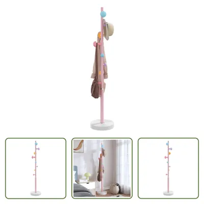 Zdjęcie produktu dla The Living Store Wieszak na ubrania różowy 172 cm Żelazo malowane proszkowo