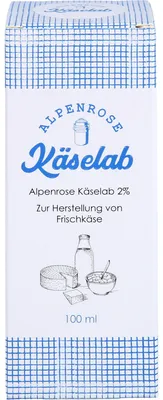 Produktbild von Alpenrose Käselab 2% zur Herstellung von Frischkäse, 100 ml Lösung