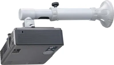 Imagen del producto de Este soporte universal para proyector NewStar, modelo BEAMER-W050SILVER, le permite montar cualquier proyector (beamer/faro) en cualquier pared. - Capacidad máxima de carga: 12 kg - Color: plateado