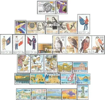 Produktbild von Briefmarken Malta 1991 Mi 853-882 (kompl.Ausg.) Jahrgang 1991 komplett postfrisch Philatelie