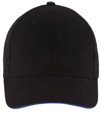 Produktbild von SOLS - "Buffalo" Baseball-Mütze LT1029 (Einheitsgröße) (Schwarz/Königsblau)