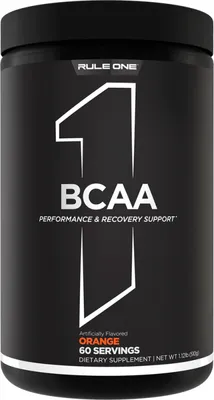 Produktbild von Rule1 R1 BCAA (60serv) Orange - Aminosäuren - BCAA