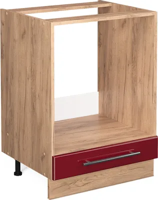 Produktbild von Herdumbauschrank Vicco Fame-Line Bordeaux Hochglanz 60 cm ohne Arbeitsplatte, Model 38356