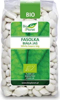 Produktbild von Weiße Bohnen „Jaś“  400 g –  PLANET