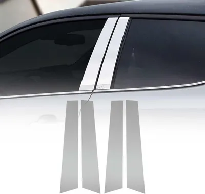 Immagine prodotto di Rivestimento del montante B della porta per Mitsubishi L200 2015-2024 in acciaio inox argento 4x