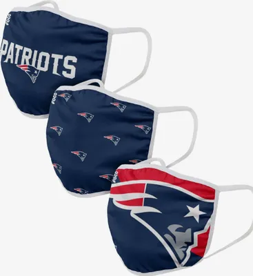 Image de FOCO NFL Couvre bouche et nez set de 3 pièces - New England Patriots